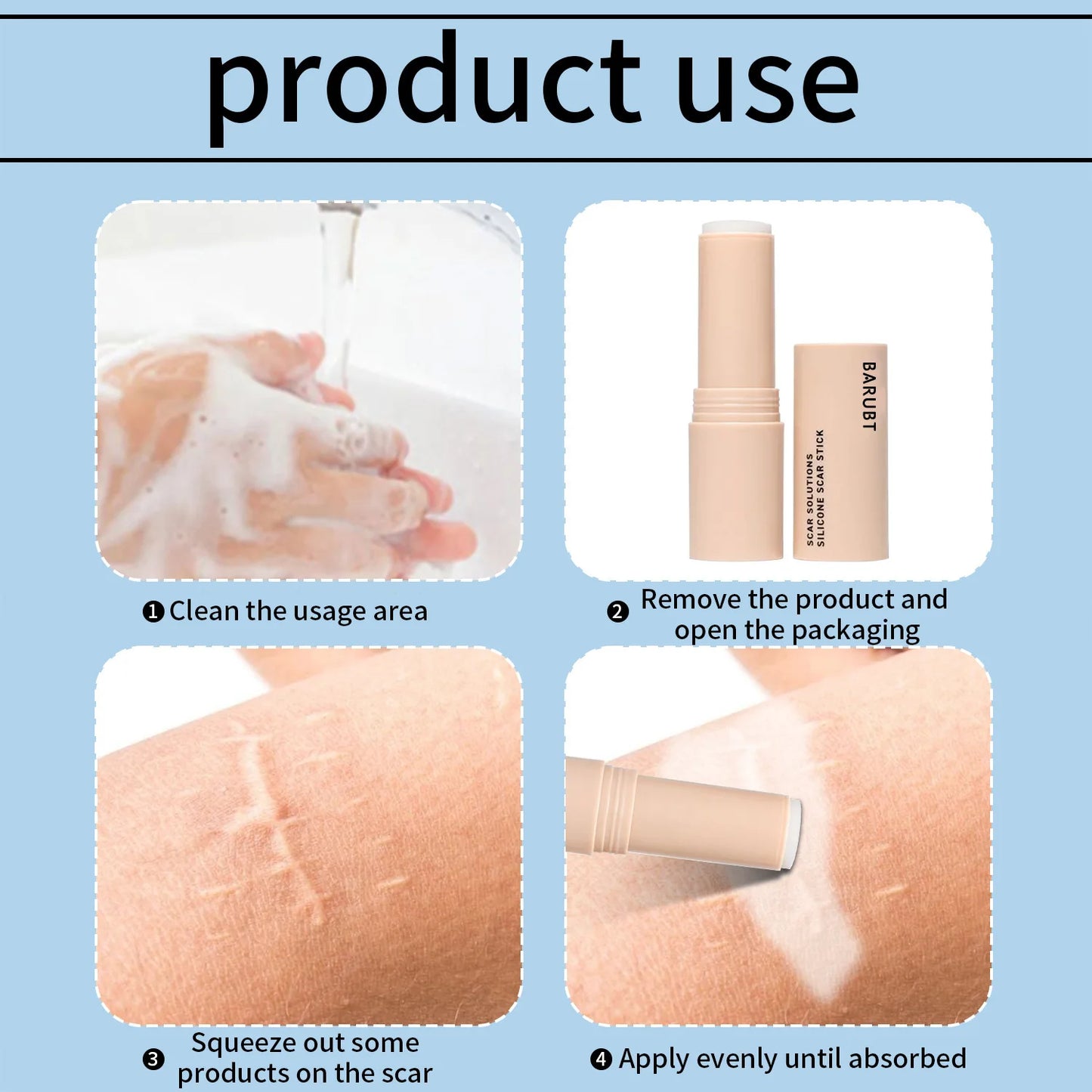 Body and Face Silicone Scar Stick